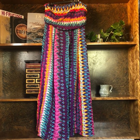 SOLD | Boho Hippie Wide Leg Pants - Picture 7 of 8